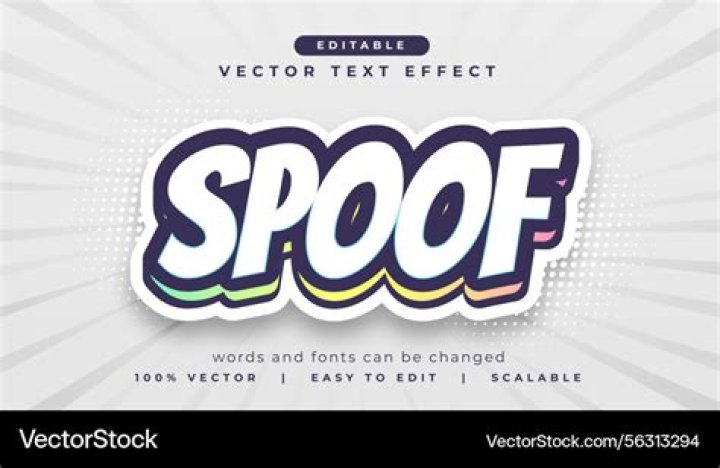 Can a spoof text be traced?