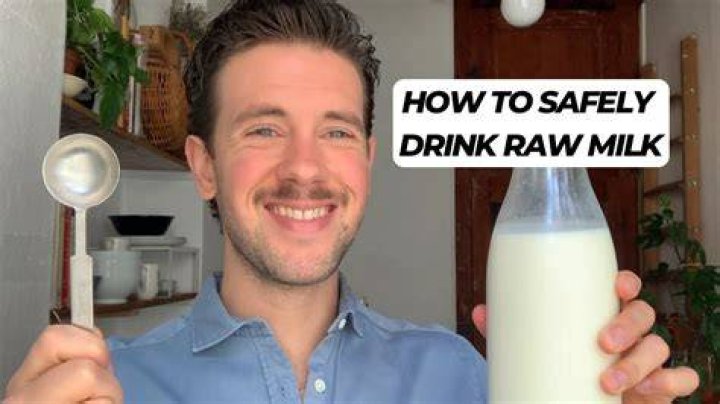 Can I drink raw milk?