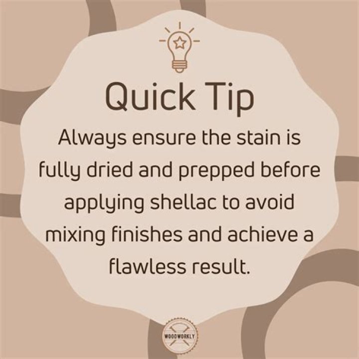 Can I put shellac over stain?