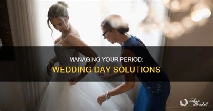 Can I skip my period for my wedding?