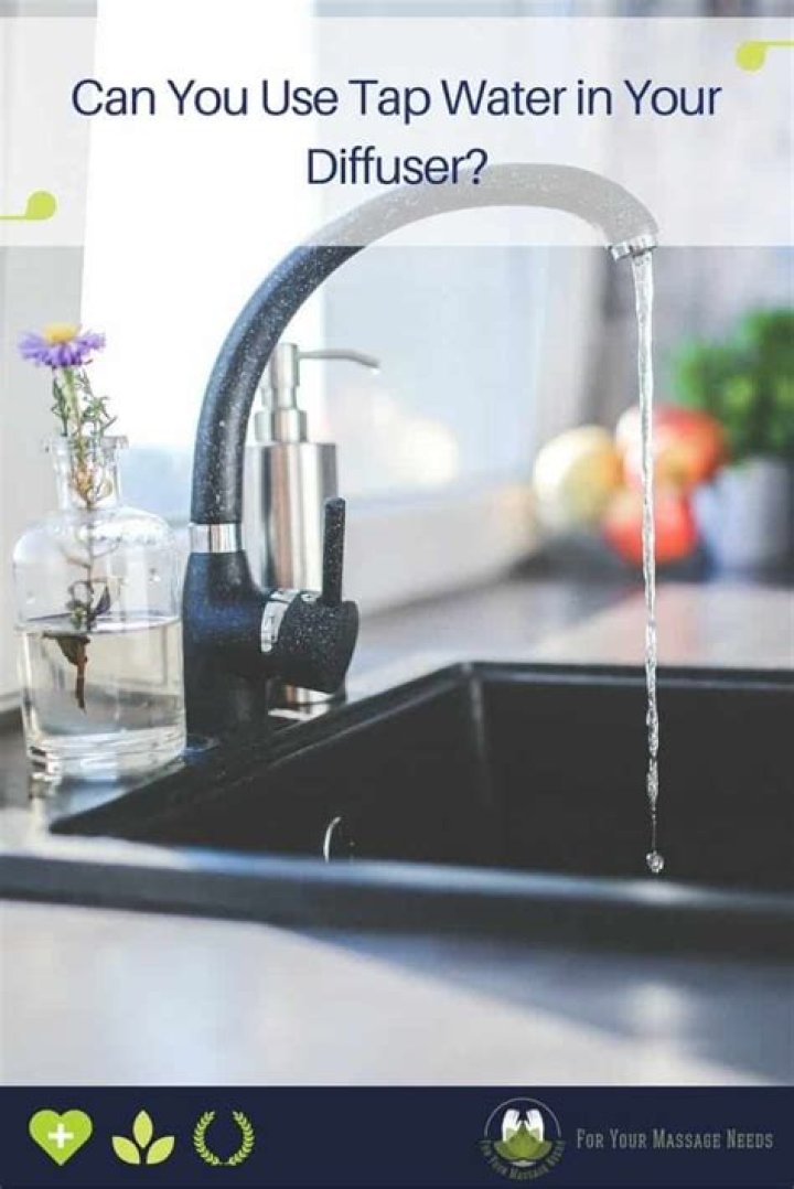 Can I use tap water in my diffuser?