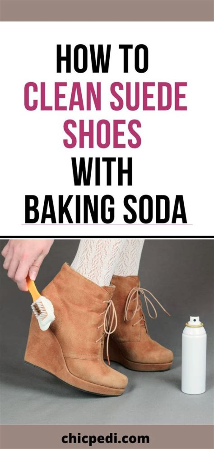 Can you clean suede with baking soda and vinegar?