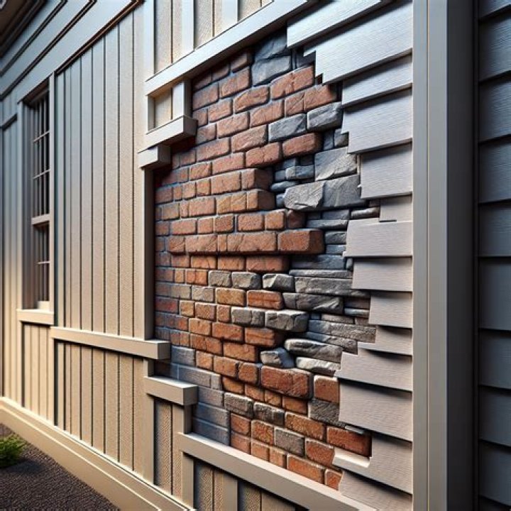 Can you put siding over brick?
