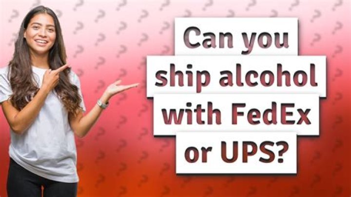 Can you ship alcohol with FedEx?