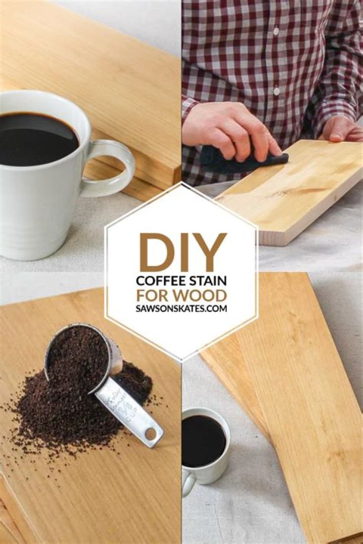 Can you stain wood with coffee grounds?