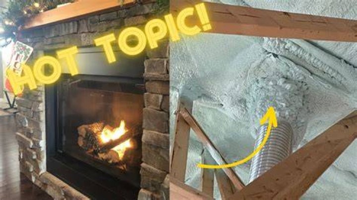 Can you use spray foam around chimney?