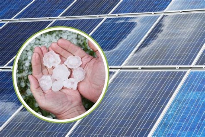 Do solar panels hold up against hail?