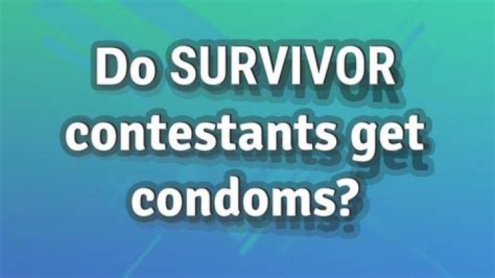 Do survivors get condoms?