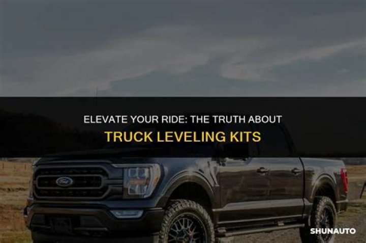 Does a leveling kit raise your truck?
