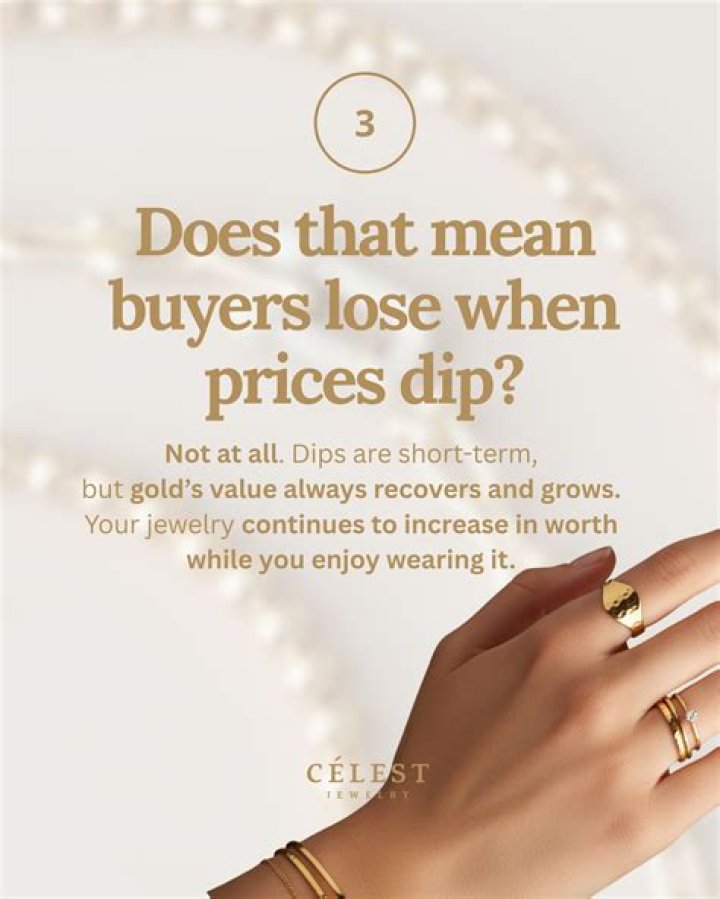 Does gold jewelry lose value?