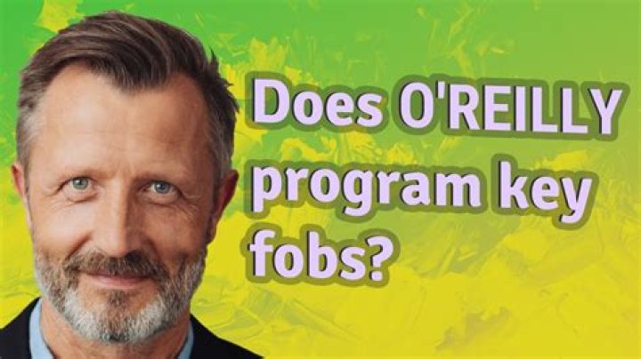 Does Oreillys program key fobs?