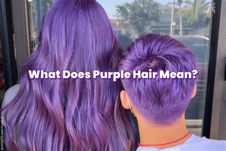 Does purple hair exist?