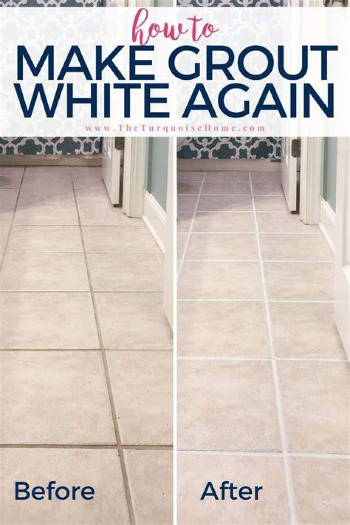 Does white grout stay white?