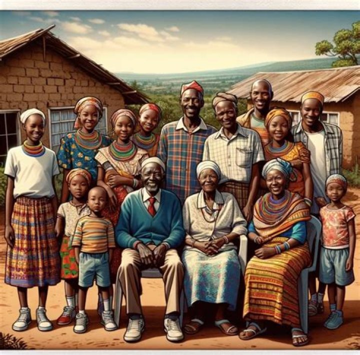How big is the average family in Africa?