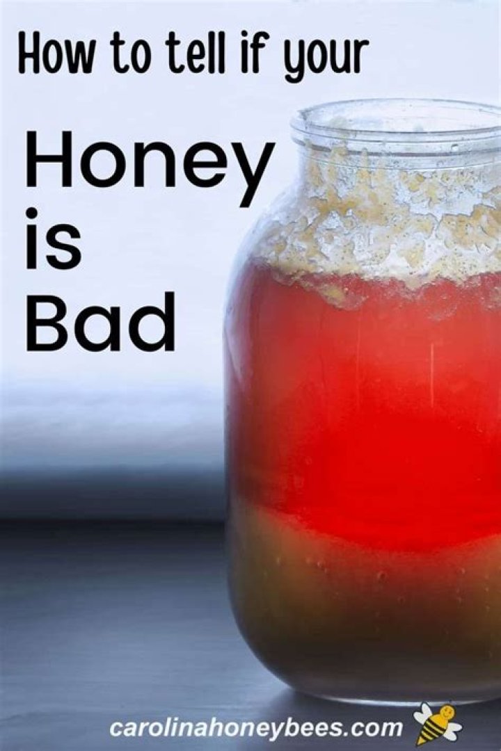 How can you tell if honey is bad?