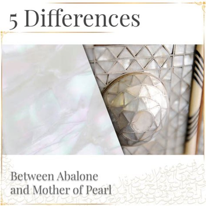 How can you tell the difference between abalone and mother of pearl?