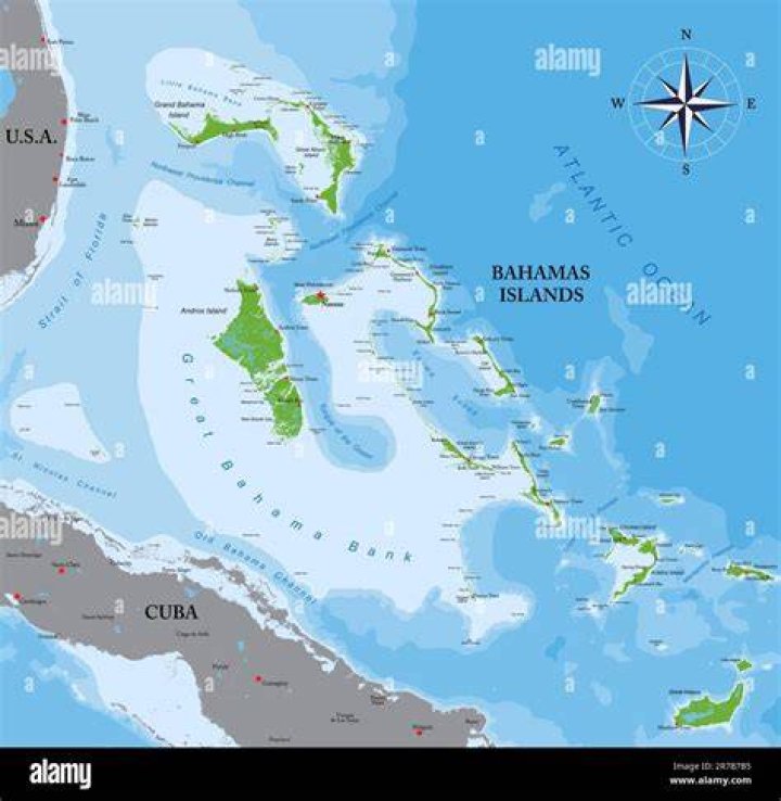 How deep is the Bahamas water?