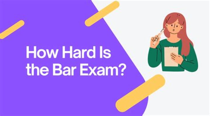 How difficult is the bar exam?