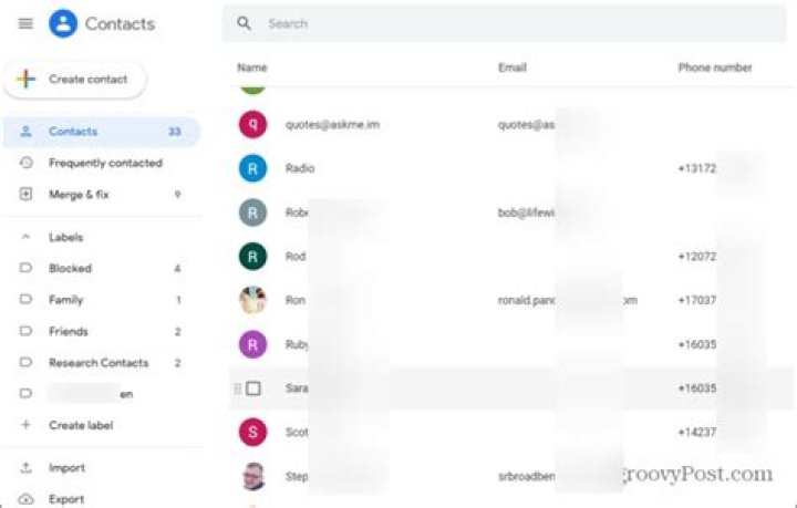 How do I add multiple contacts to Google Contacts?