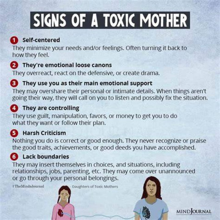 How do I deal with a toxic mum?
