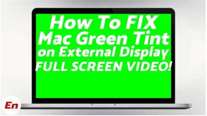 How do I fix green tint on my webcam?