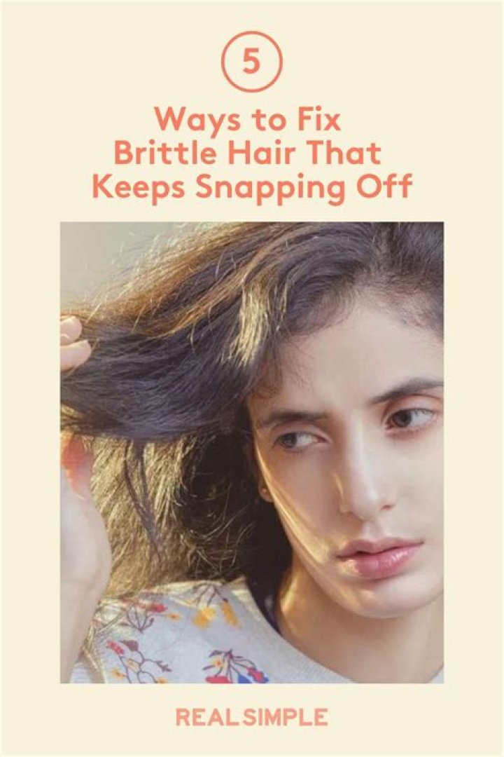 How do I fix weak brittle hair?