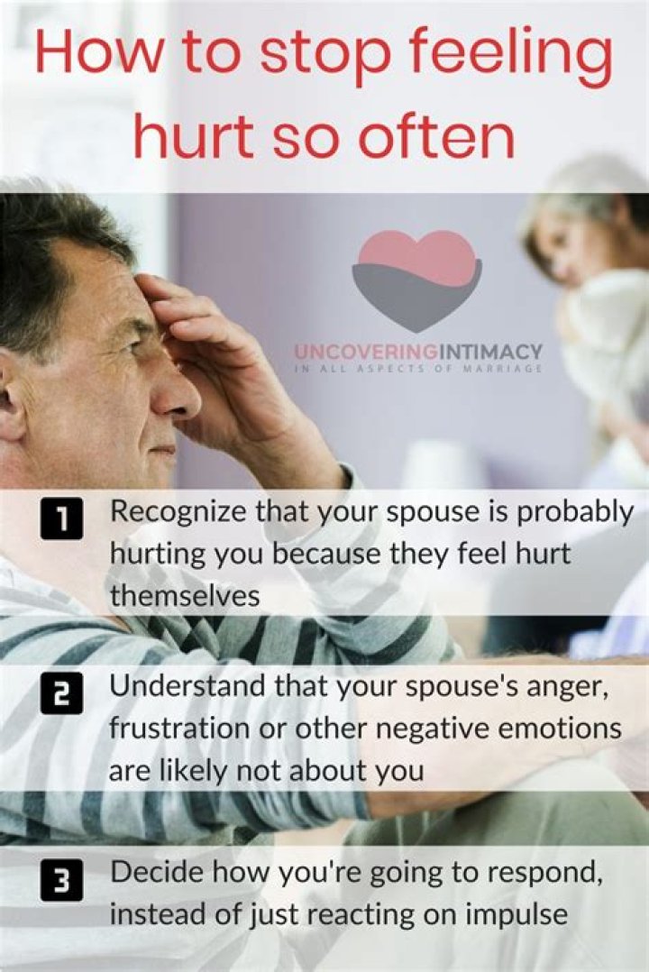How do I stop feeling hurt so easily?