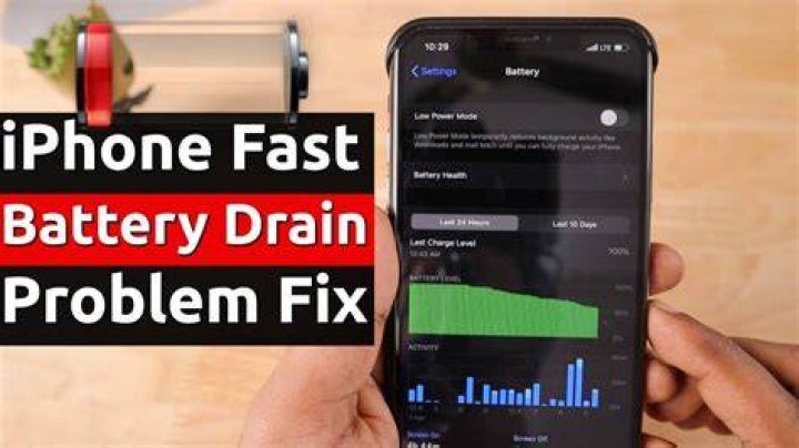 How do I stop my iPhone battery from draining fast?