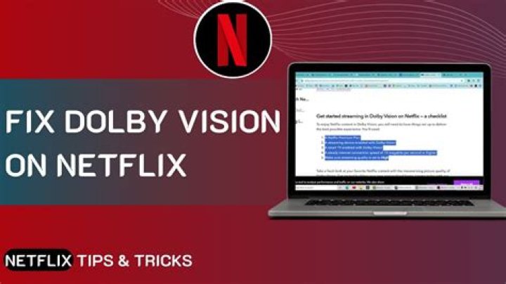 How do I turn off Dolby Vision on Netflix?