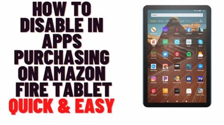 How do I turn off in-app purchases on Amazon Fire Stick?