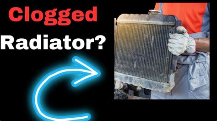 How do you check if the radiator is clogged?
