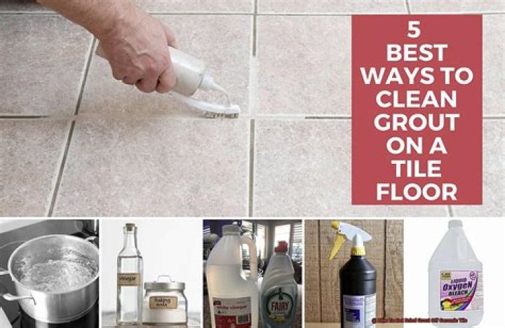 How do you clean grout after it dries?