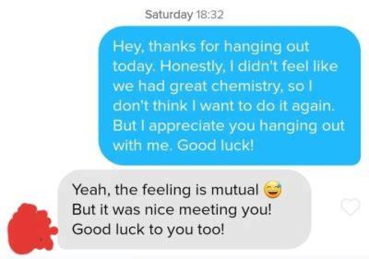 How do you kindly reject a girl over text?