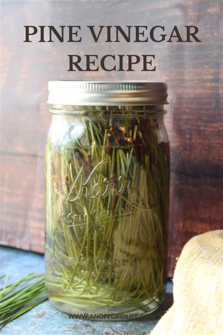 How do you make pine vinegar?