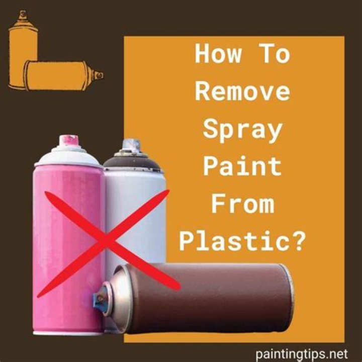 How do you remove dried spray paint?