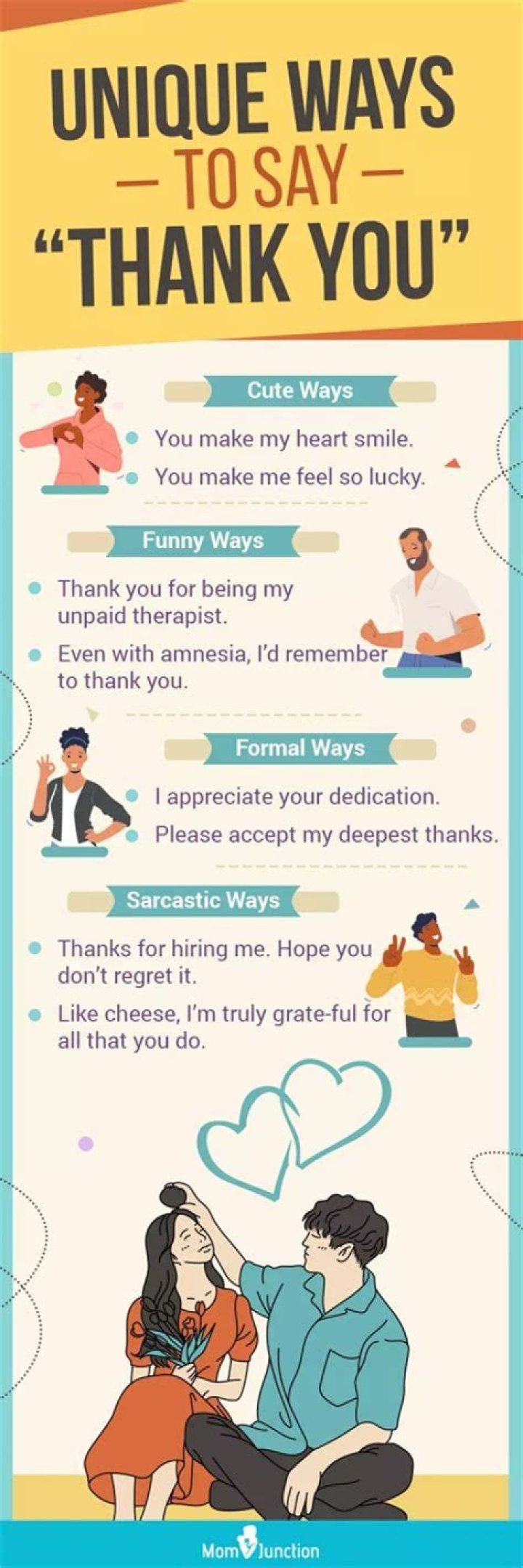 How do you say thank you in aesthetic ways?