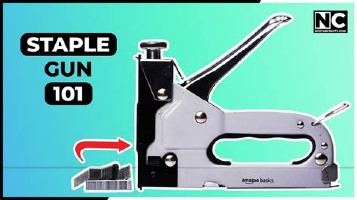 How do you shoot a stapler?