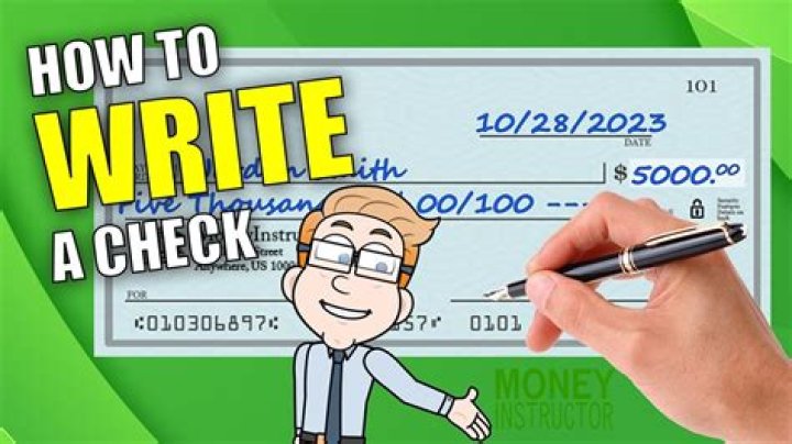 How do you write 2 thousand on a check?