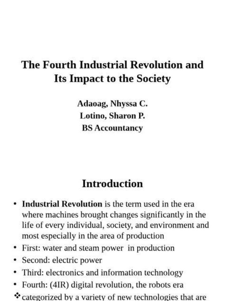 How does the Fourth Industrial Revolution affect the macro environment?
