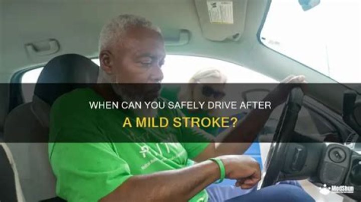 How long can you drive after a stroke?