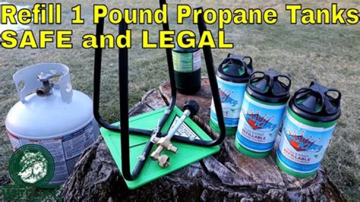 How long does it take to refill 1lb propane tank?