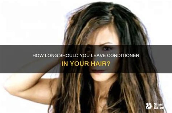 How long should you leave in purple conditioner?