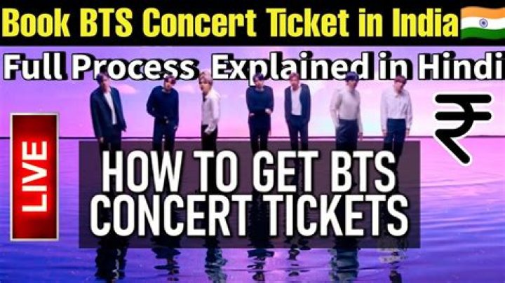 How much BTS charge for a concert in India?