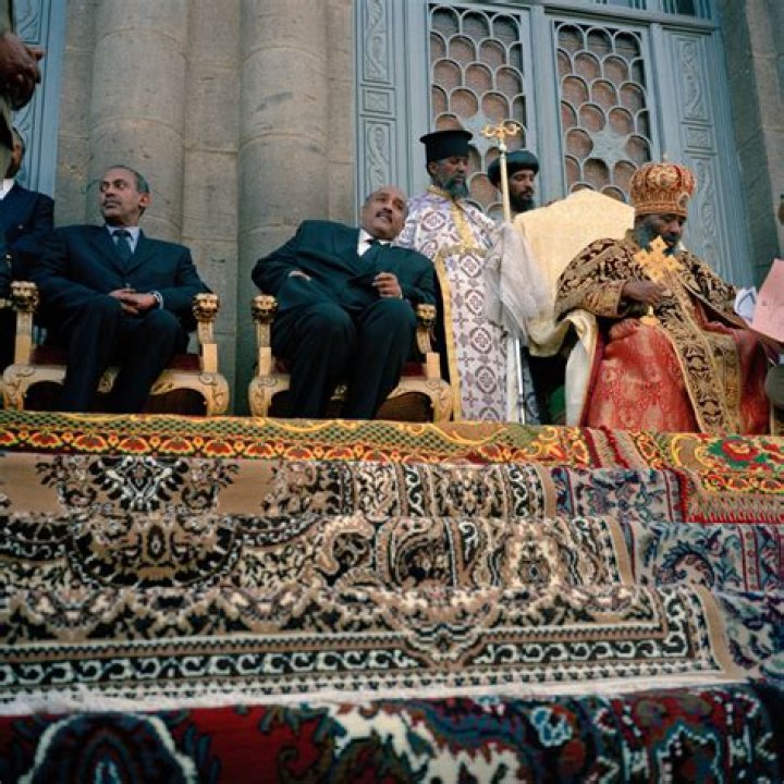 How was Haile Selassie buried?