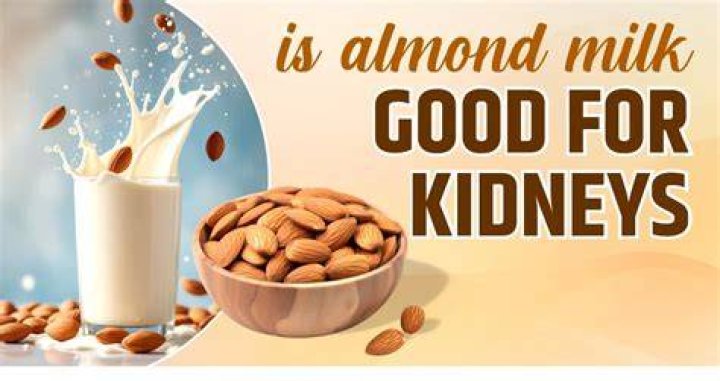 Is almond milk good for the kidneys?