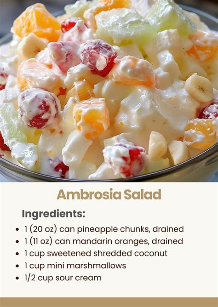 Is ambrosia a real food?
