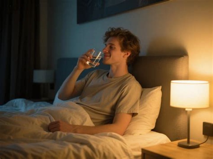 Is drinking water at night good?