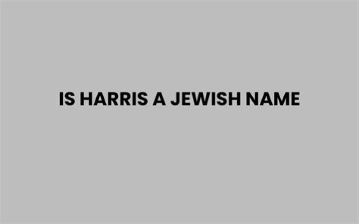 Is Harris a Greek name?