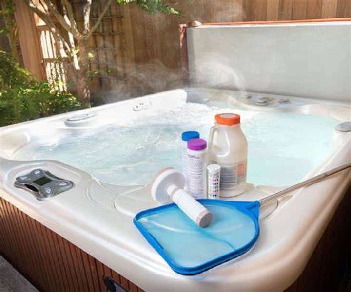 Is it safe to be in a hot tub during a thunderstorm?