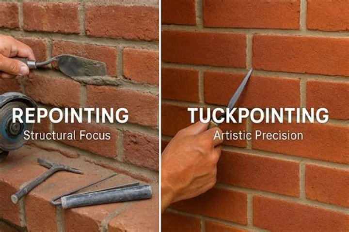 Is repointing the same as tuckpointing?